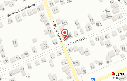Поликлиника, Городская больница №1, г. Азов на карте