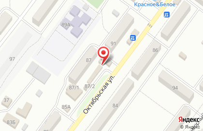 Продуктовый магазин Елена на Октябрьской улице на карте