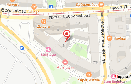 Комплексный центр социального обслуживания населения Петроградского района в Петроградском районе на карте