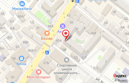 Киоск хлебобулочных изделий Махачкалинский хлебозавод №2 в Ленинском районе на карте