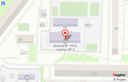 Школа №1412 с дошкольным отделением на Мурановской улице, 8б на карте