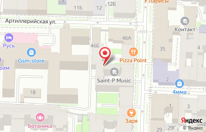 Музыкальная школа Saint-P Music на метро Чернышевская на карте