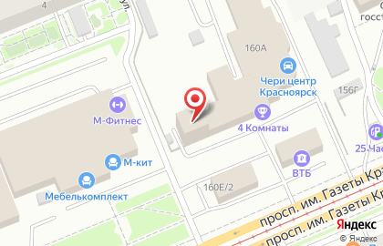 Гостиница Глория в Кировском районе на карте