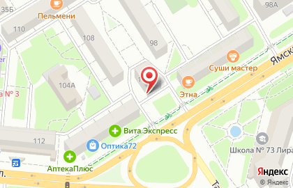 Салон-парикмахерская Дуэт на Ямской улице на карте
