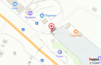 Автостоянка в Пензе на карте