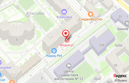 Лечебно-диагностический центр Medicus на карте