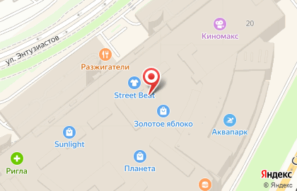Салон сотовой связи Divizion на улице Энтузиастов на карте