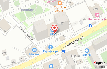 Фирменный магазин по продаже и доставке тортов и пирожных Мастер Шоколад в Октябрьском районе на карте