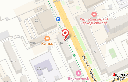 Банкомат Волго-Вятский банк Сбербанка России, Чувашское отделение на проспекте Ленина, 28 на карте