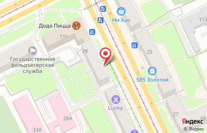 Почтовое отделение №60 на улице Крупской на карте