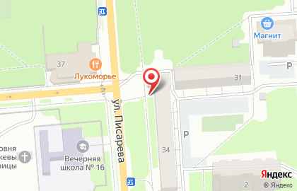 Магазин автотоваров Интерком-Л в Орджоникидзевском районе на карте