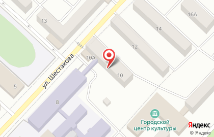 Аптека Надежда на улице Шестакова, 10 на карте