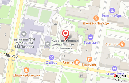 Теплотехника на Московской улице на карте