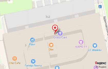 Магазин косметики и парфюмерии Л`Этуаль в Красногвардейском районе на карте