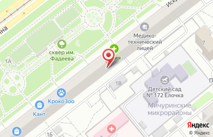 Магазин автозапчастей Exist.ru в Октябрьском районе на карте