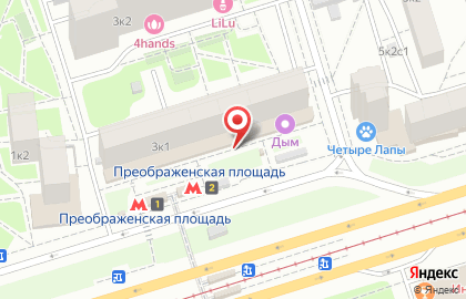 Мираж-Сервис на Преображенской площади на карте