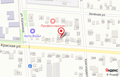 Продуктовый магазин на Красной улице, 255 на карте