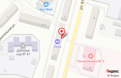 Отель Люкс в Нижнем Новгороде на карте
