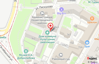 Государственная инспекция труда в Нижегородской области в Нижнем Новгороде на карте