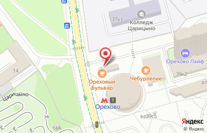 Кофейня I-cup в Северном Орехово-Борисово на карте