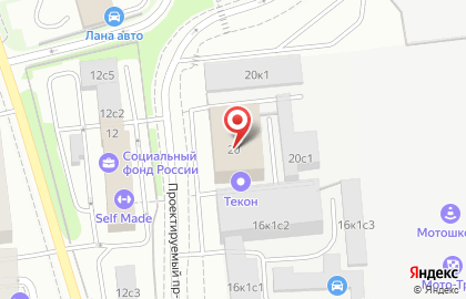 Столовая Компотик на 3-й Хорошёвской улице на карте