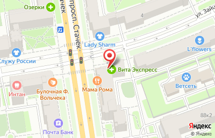ЛЕ'МУРРР на улице Стачек на карте