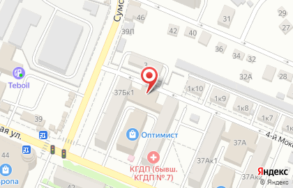 1XBet на Сумской улице на карте