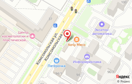 Магазин разливного пива Главпивторг в Октябрьском районе на карте