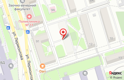 Иркутский национальный исследовательский технический университет на улице Академика Курчатова на карте