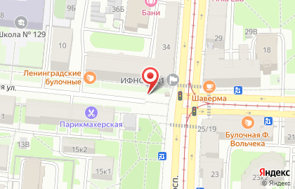 Киоск по продаже печатной продукции в Санкт-Петербурге на карте