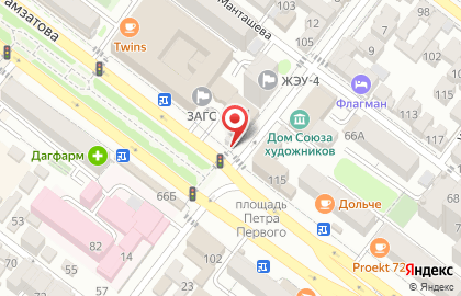 Магазин Мир цветов в Ленинском районе на карте