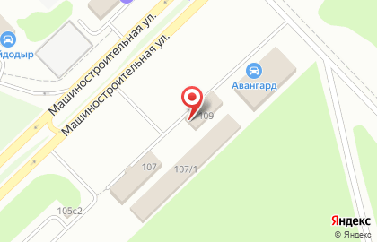 Лизинговая компания Уралбизнеслизинг на Машиностроительной улице на карте