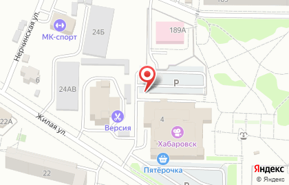 Автостоянка в Хабаровске на карте