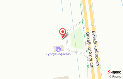 АЗС Киришиавтосервис на Витебском проспекте на карте