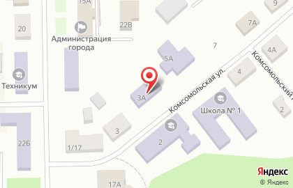 Липковская средняя общеобразовательная школа №1 на карте