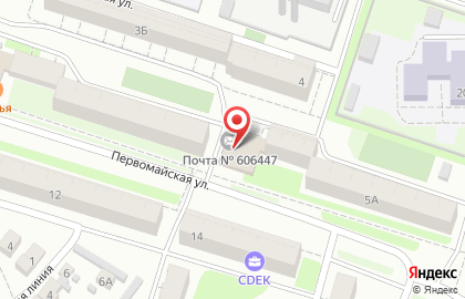 Банкомат Волго-Вятский банк Сбербанка России на Первомайской улице на карте