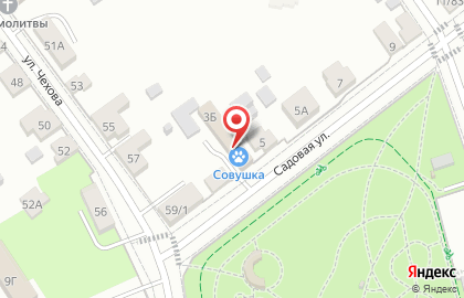 Ветеринарная клиника Совушка на карте