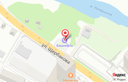 Башнефть на улице Щербакова на карте