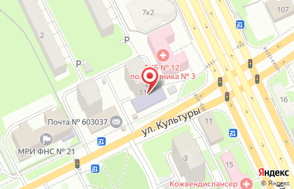 Транспортная компания Орион-НН в Сормовском районе на карте