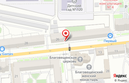 Кожевенный на карте