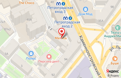 Сервисный центр Itechnis в Петроградском районе на карте