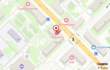 Салон на улице Мира на карте