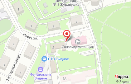 Централизованная бухгалтерия Московской области на Новой улице на карте