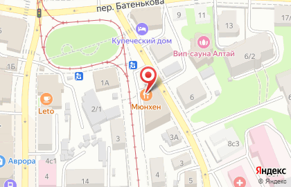 Ресторан Мюнхен на Советской улице на карте