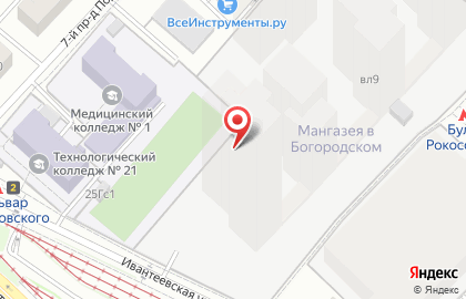 Подворье на Открытом шоссе на карте