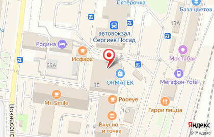Мебельный салон Мебельпром на Вокзальной площади на карте