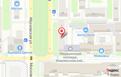 Ломбард Авто Касса на Московской улице на карте