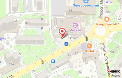 Продуктовый магазин Мельница на Океанском проспекте на карте