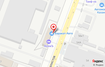 Автосервис БаракатАвто на карте