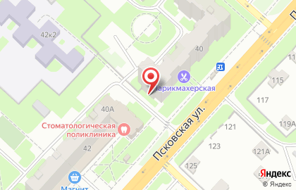 Магазин хозяйственных товаров Польза в Великом Новгороде на карте